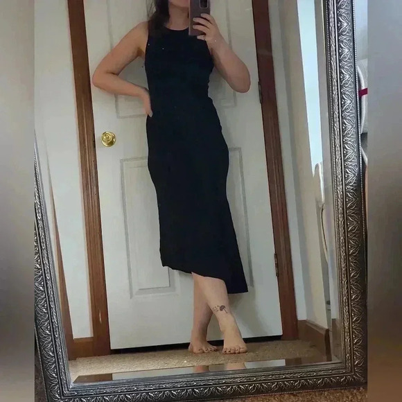 COPY - Nicole Miller Navy Maxi dress - Picture 15 of 16